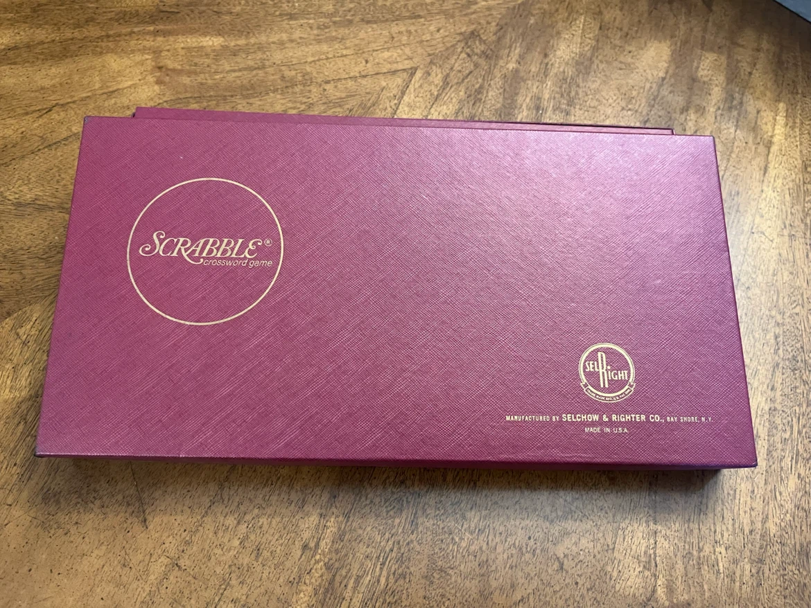 Vintage Official Scrabble Crossword Game