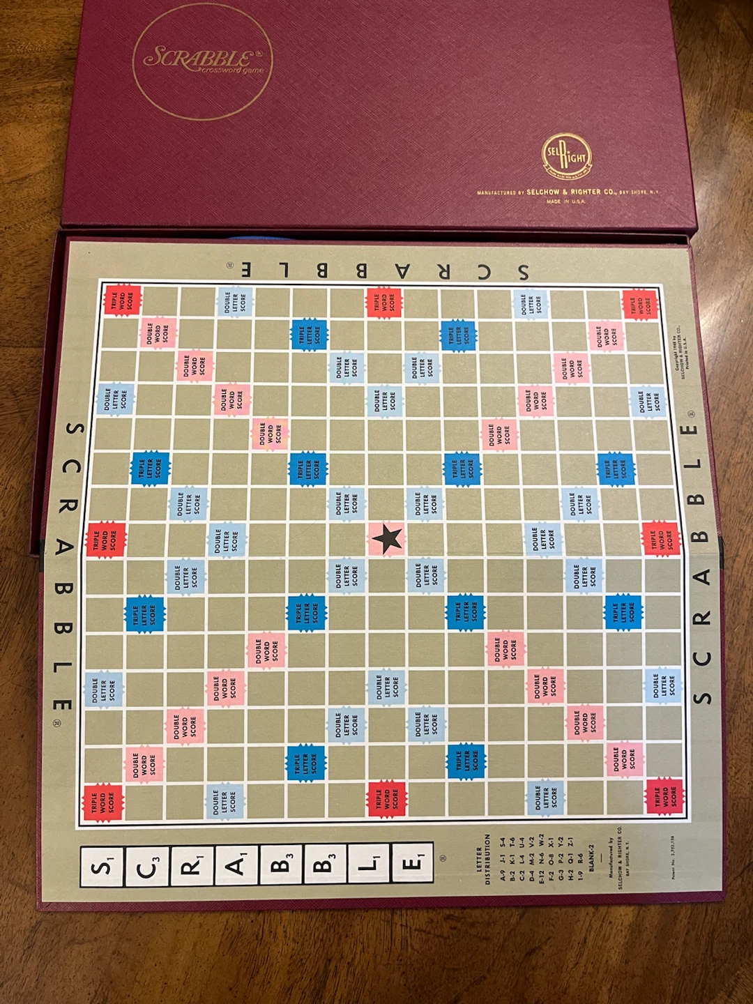 Vintage Official Scrabble Crossword Game - photo 3