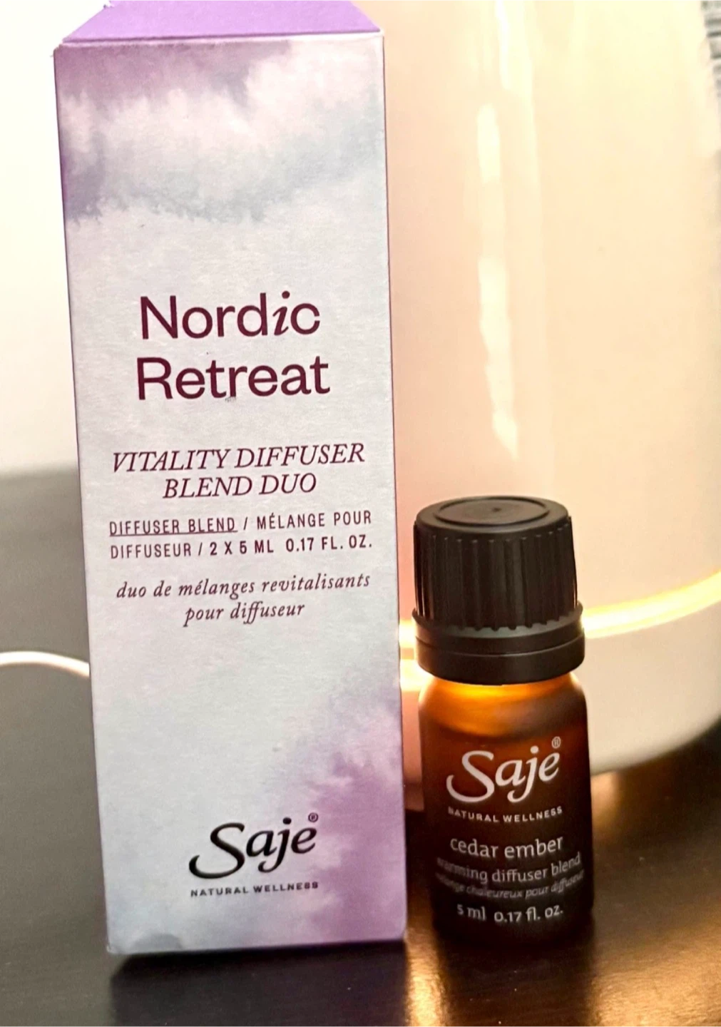 Saje Nordic Diffuser Blend (cedar amber )