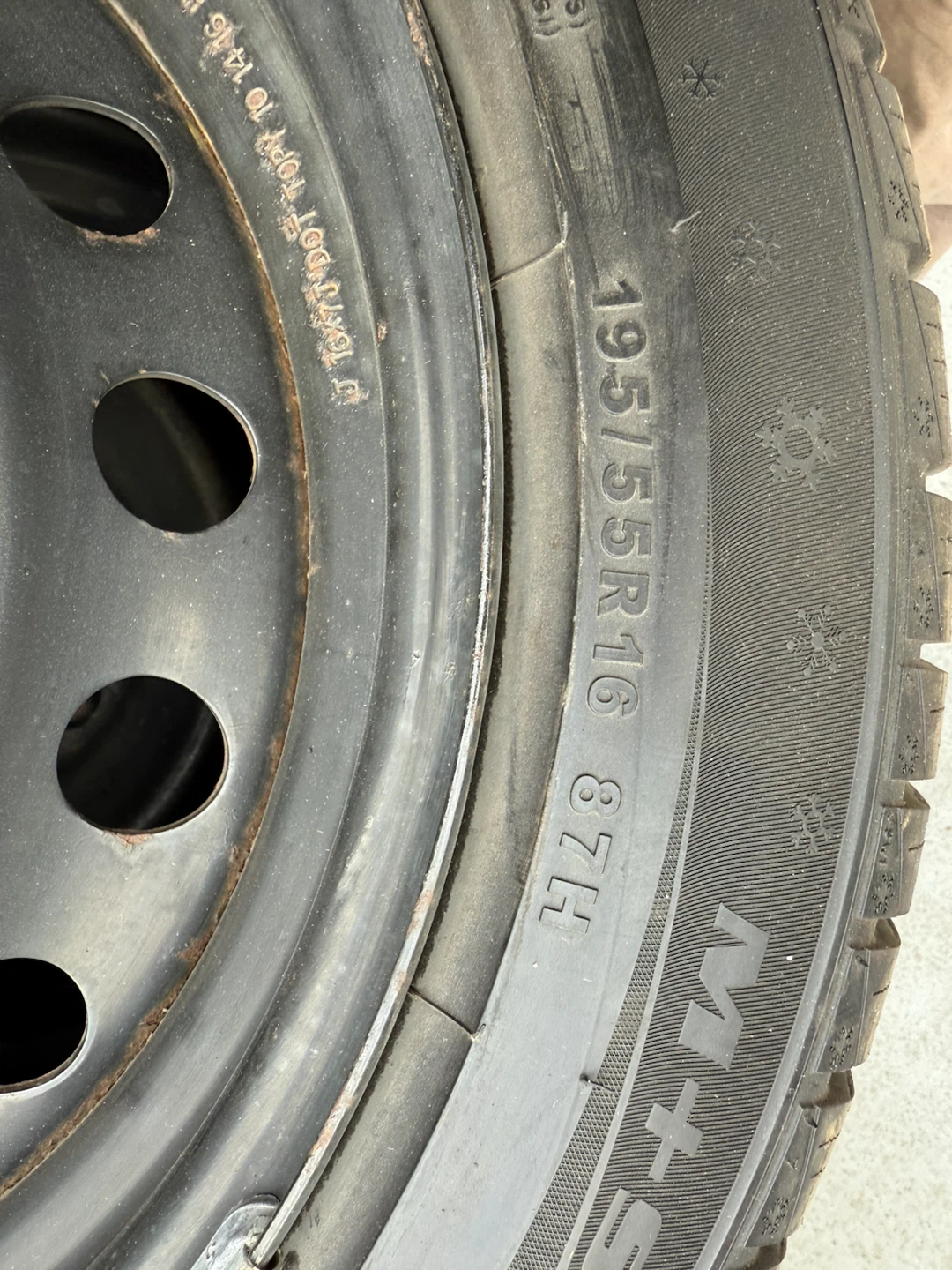 195/55/R16 HONDA WINTER TIRE PACKAGE - photo 2