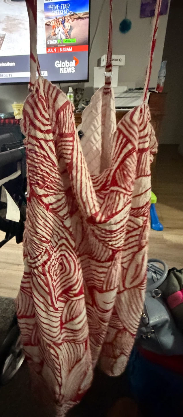 Penningtons Women's Red and White Patterned Dress - photo 2