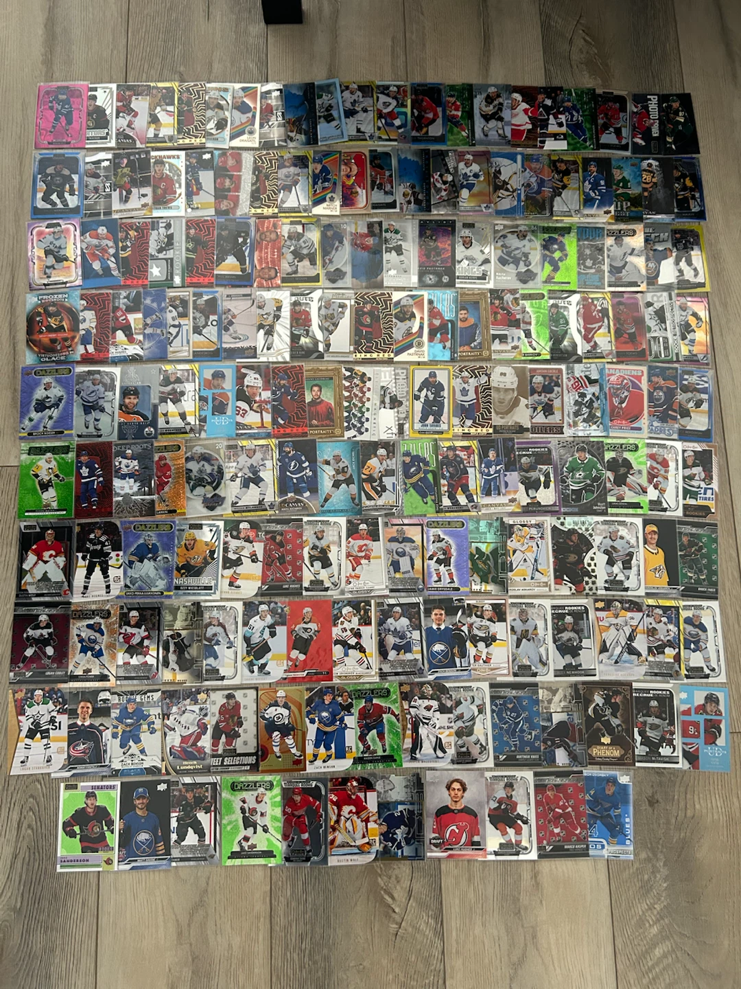 Huge hockey card insert/rookie lot