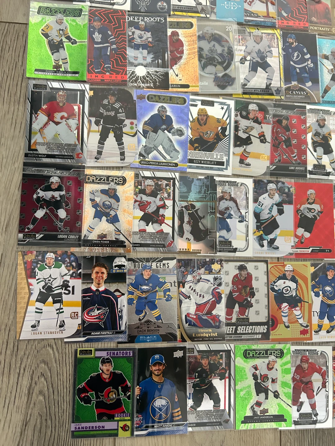 Huge hockey card insert/rookie lot - photo 5