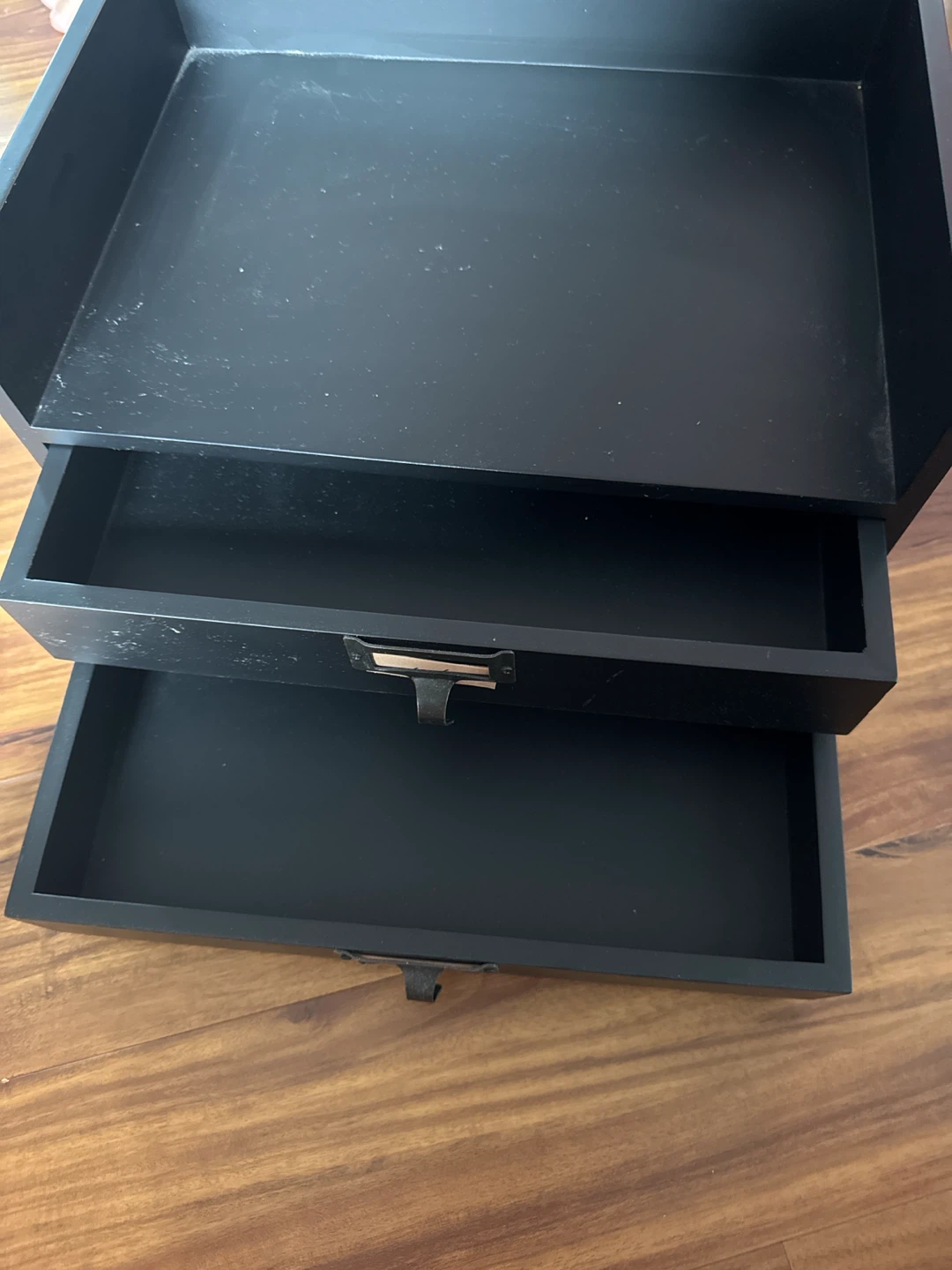 Black 2-Drawer Desk Organizer - photo 4