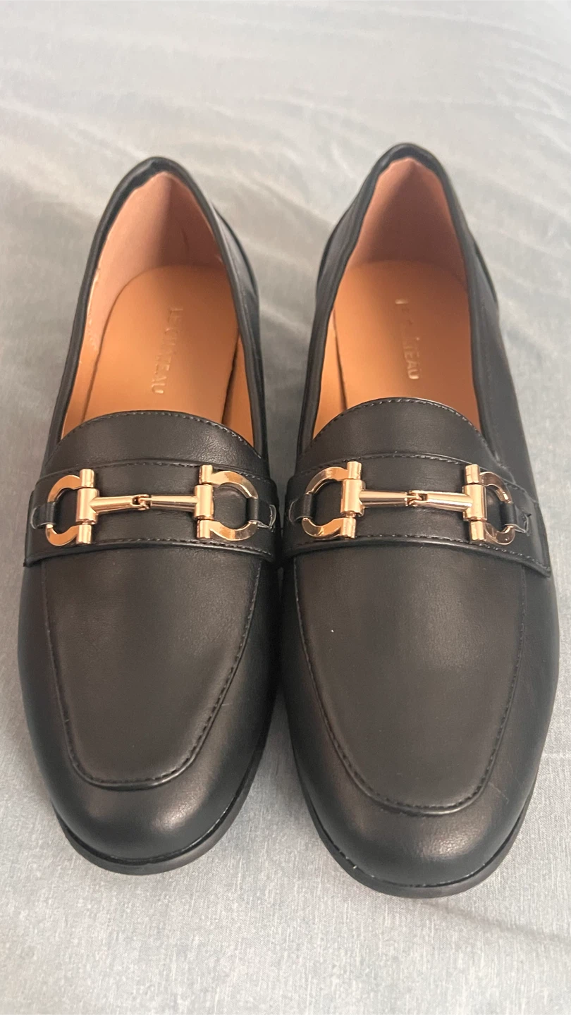 LE CHÂTEAU Black Loafers - Size 36