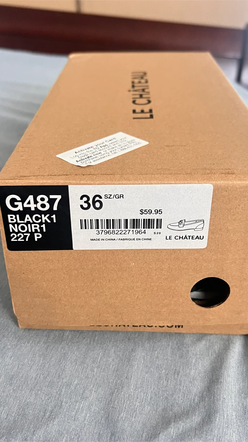 LE CHÂTEAU Black Loafers - Size 36 - photo 4
