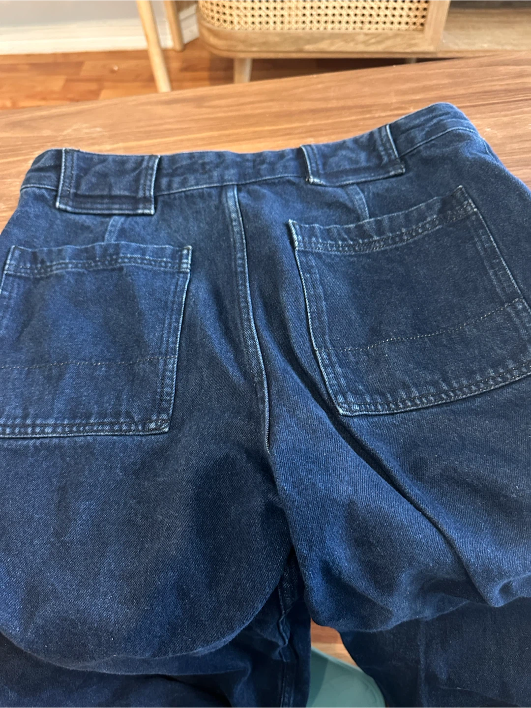 Kotn wide leg / high waist utility jeans - photo 5