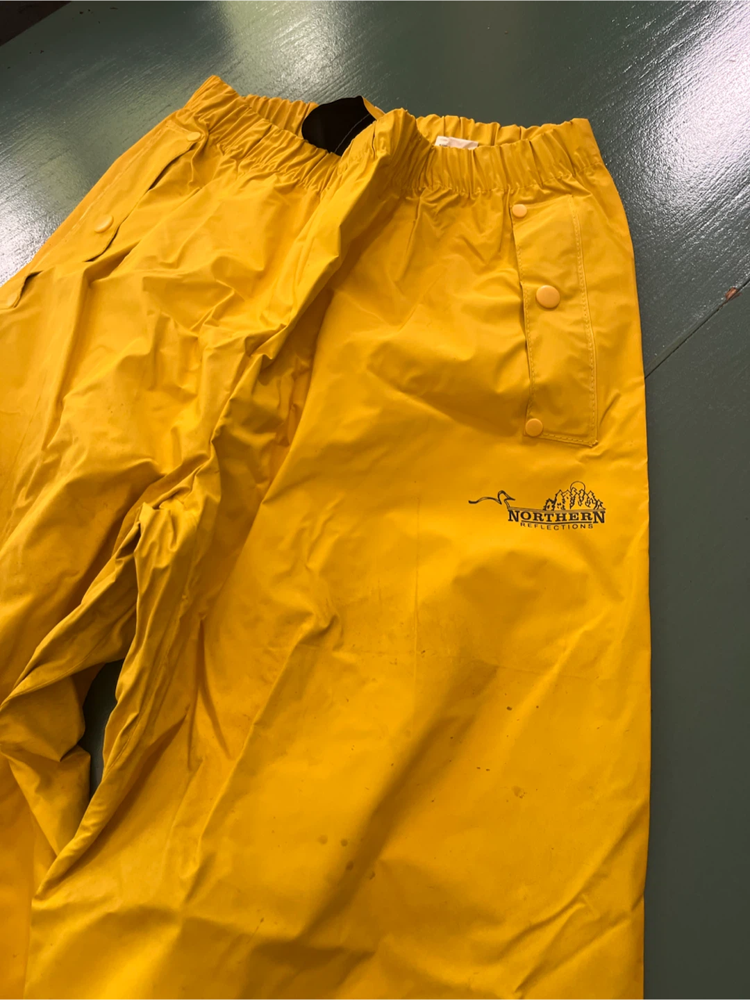 Northern Reflections Yellow Rain Pants - Size S/P