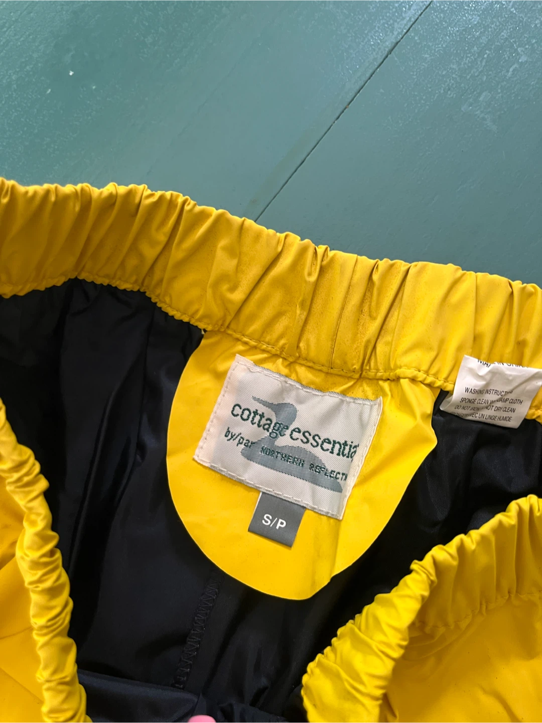 Northern Reflections Yellow Rain Pants - Size S/P - photo 2