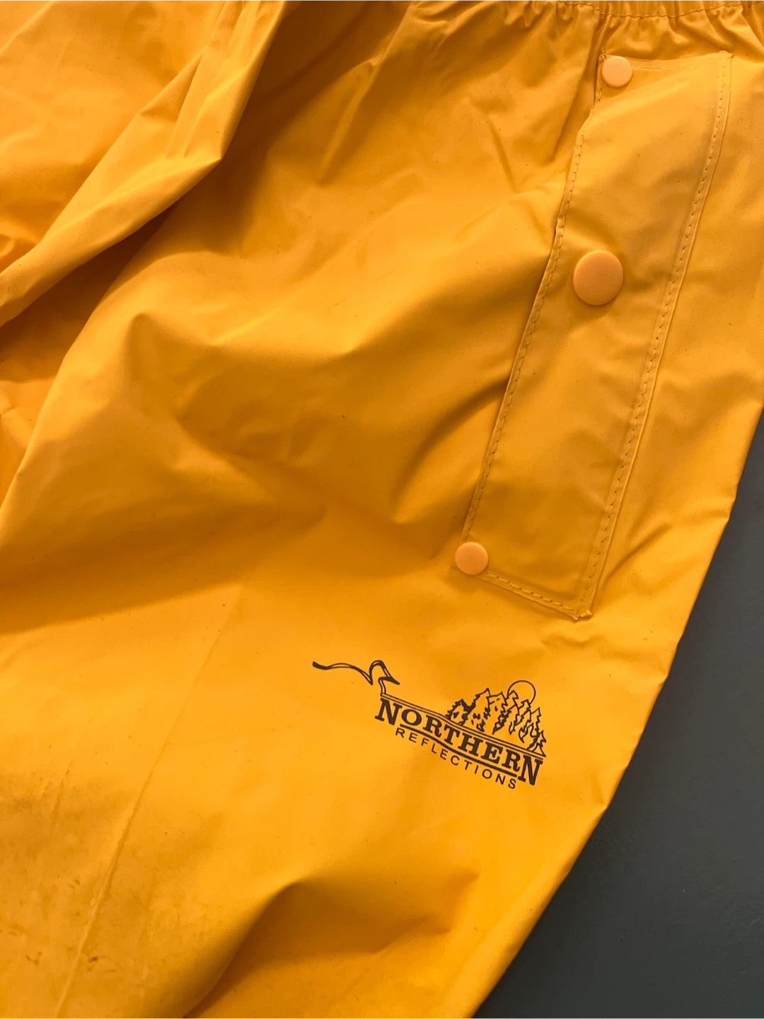 Northern Reflections Yellow Rain Pants - Size S/P - photo 5