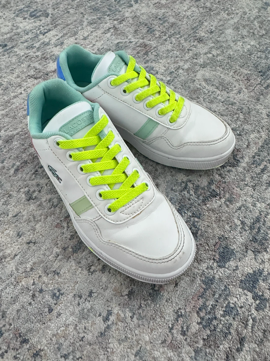 Lacoste White Leather Sneakers - US 12.5