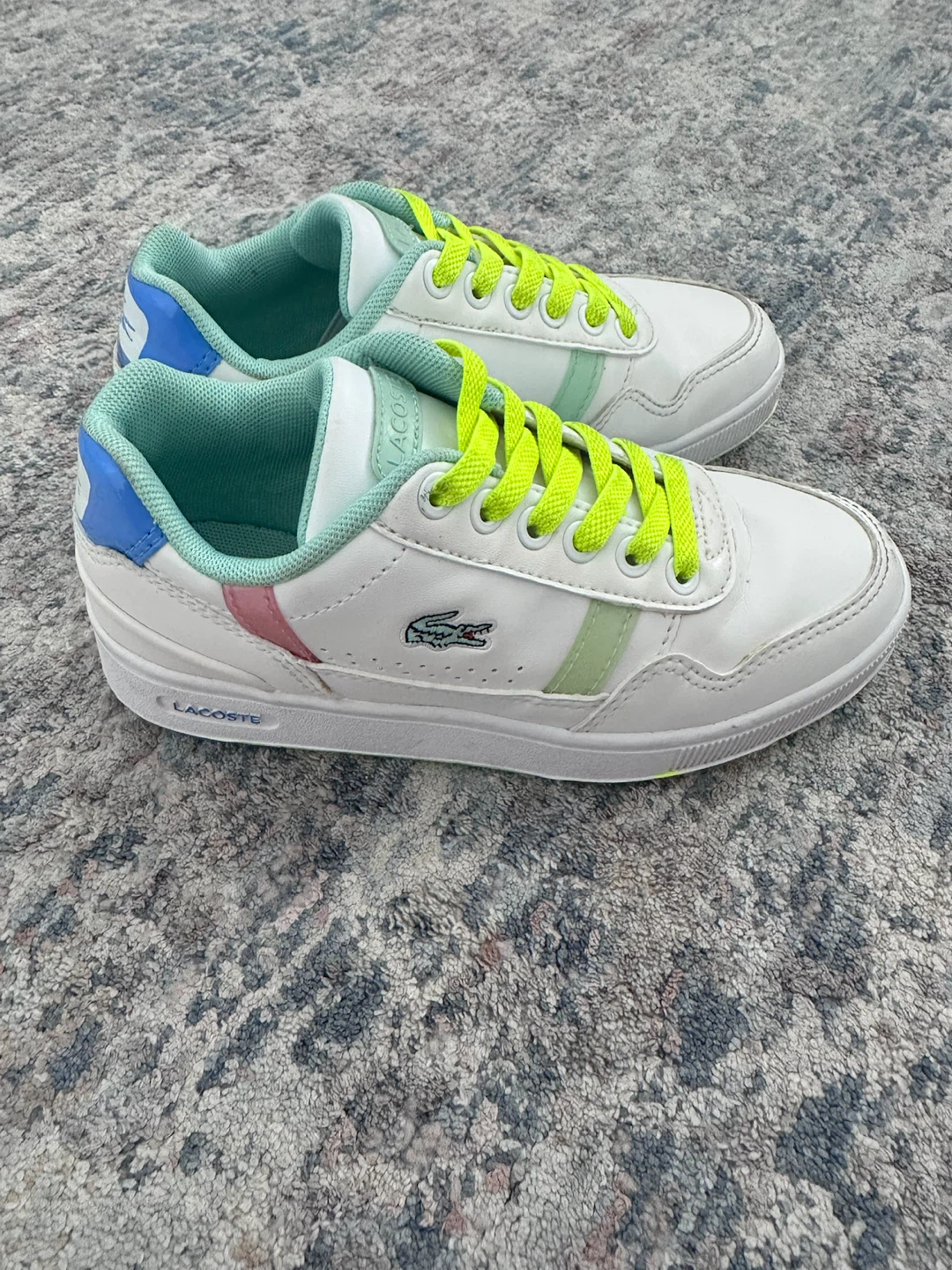 Lacoste White Leather Sneakers - US 12.5 - photo 2