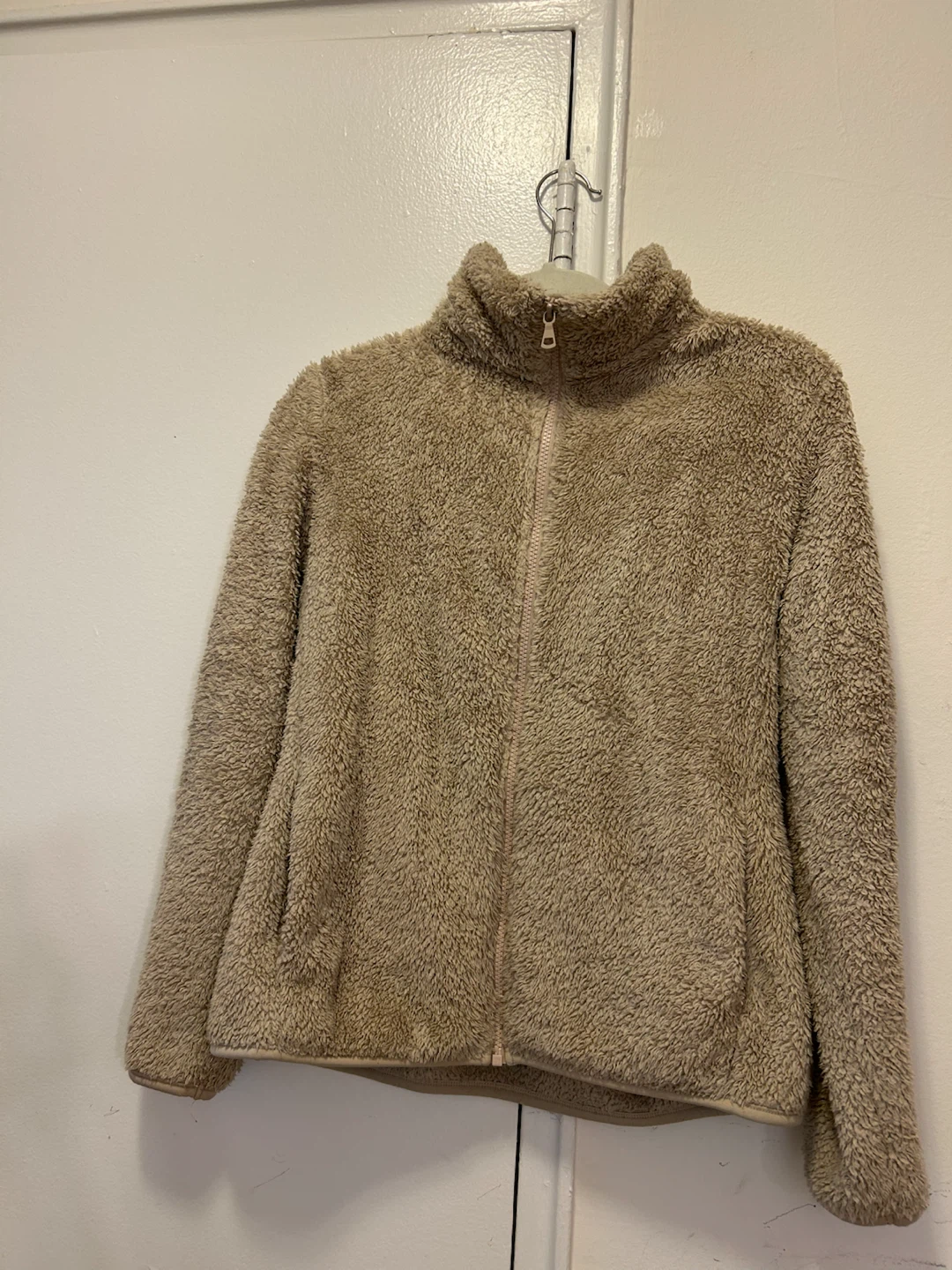Uniqlo Fleece Jacket L Beige