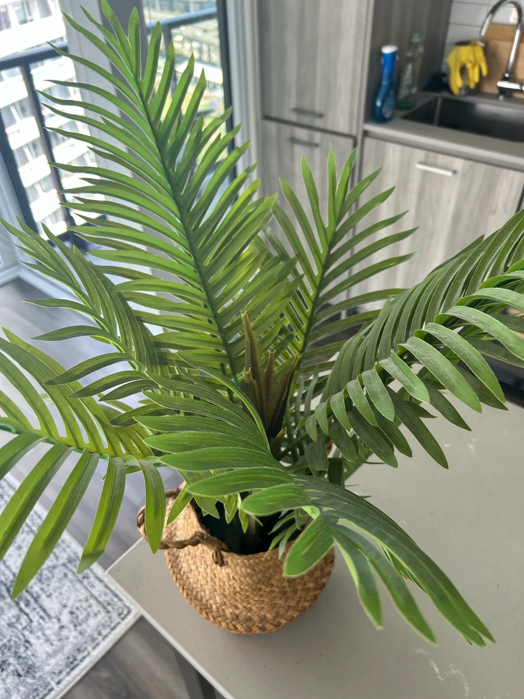 Artificial Palm Plant with basket - photo 2
