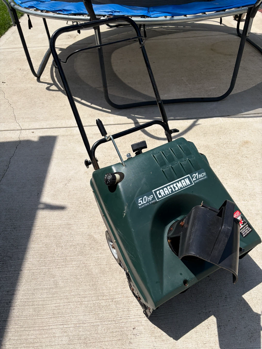 Craftsman 5.0 HP 21-inch Electric Start Snow Blower - photo 2
