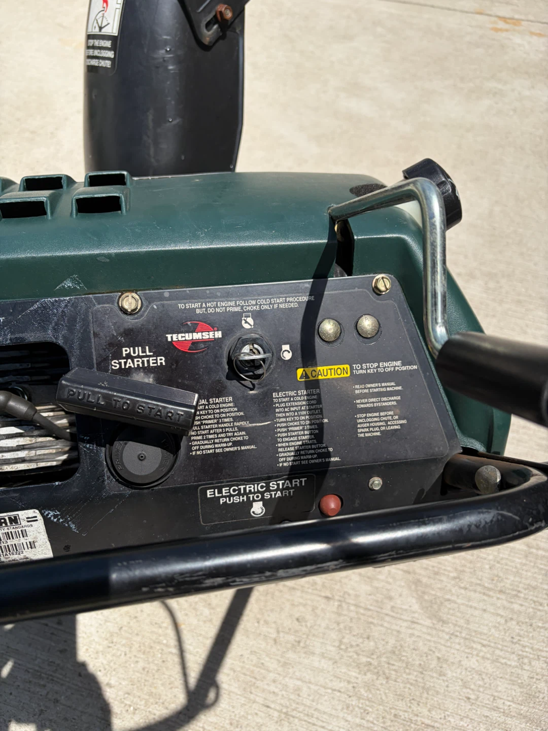Craftsman 5.0 HP 21-inch Electric Start Snow Blower - photo 4
