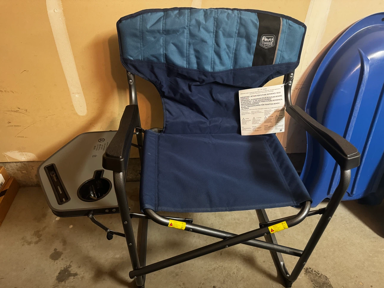 Timber Ridge Camping Chair with Side Table