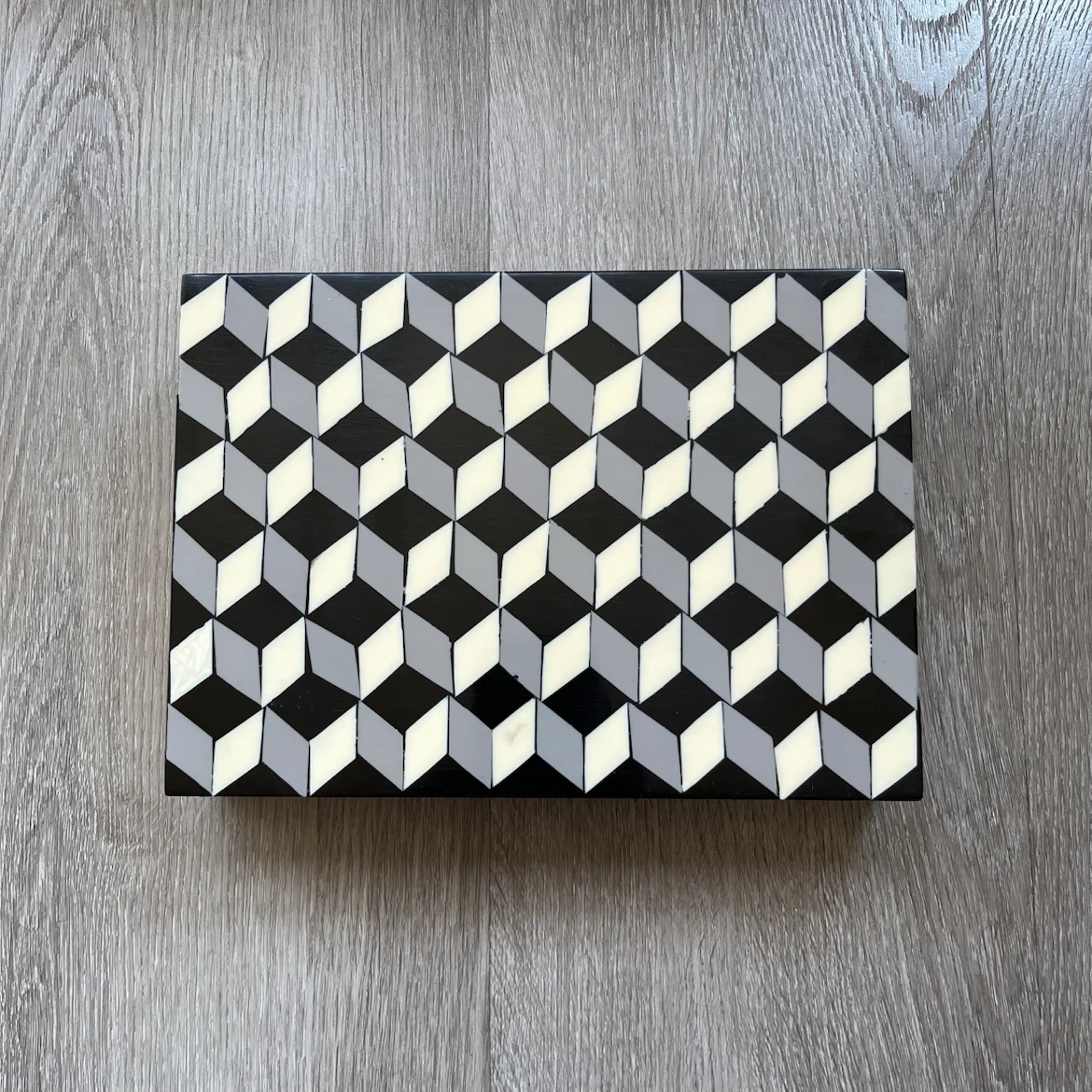 Indigo Art Deco Box Large (9x6.5x2 in) - photo 3