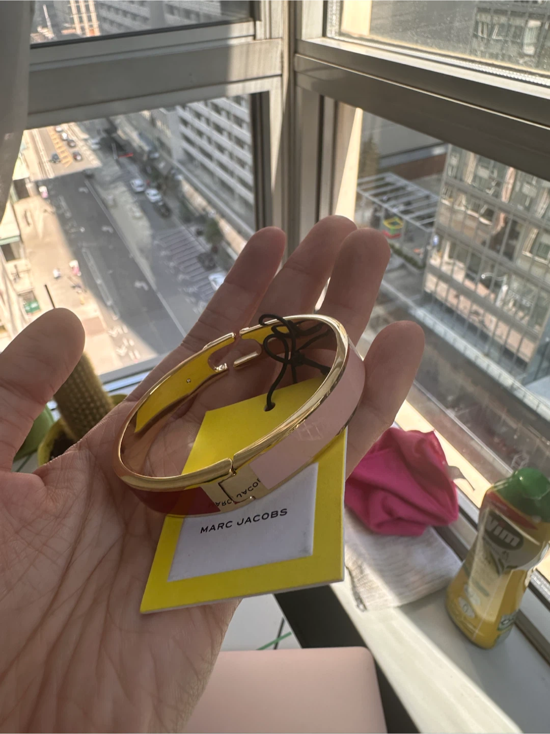 Marc Jacobs Hinge Bangle Red/Gold - photo 2