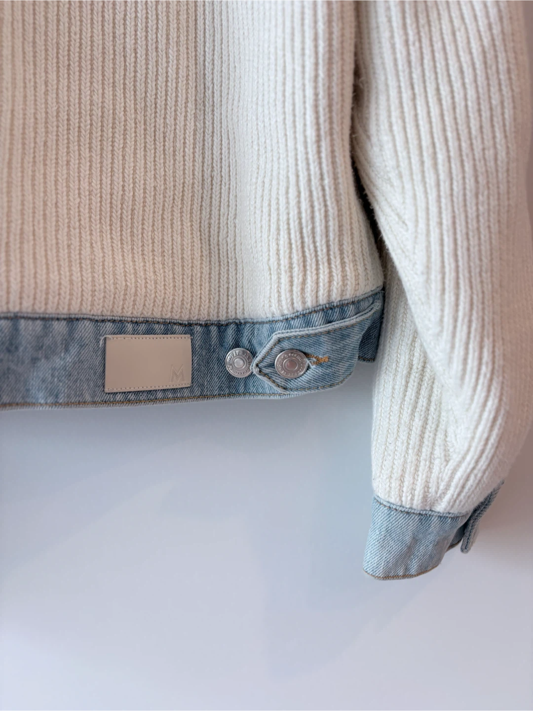 Maje Denim and Knit Jacket - photo 5