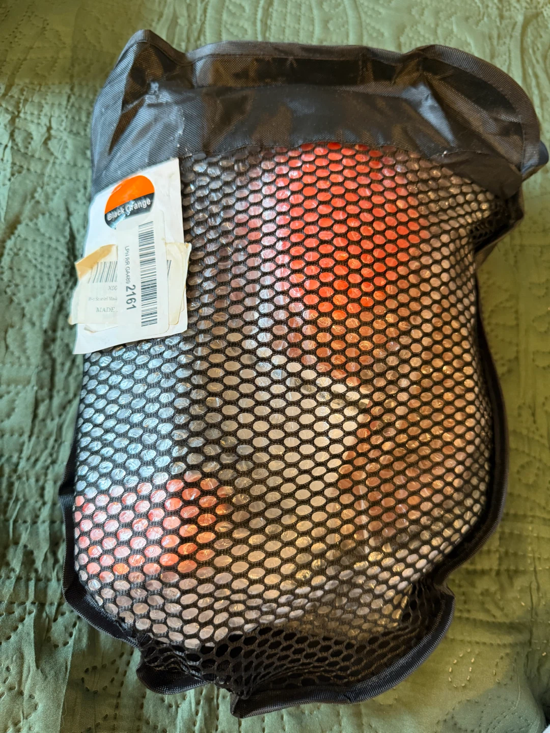 Orange Full Face Snorkel Mask - photo 2