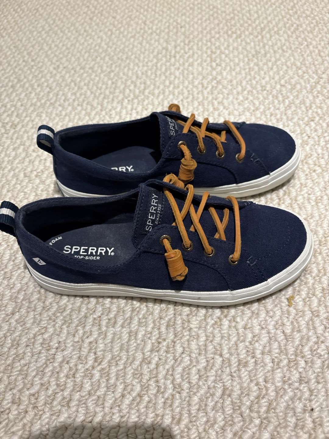 Sperry Top-Sider Navy Canvas Shoes - photo 2