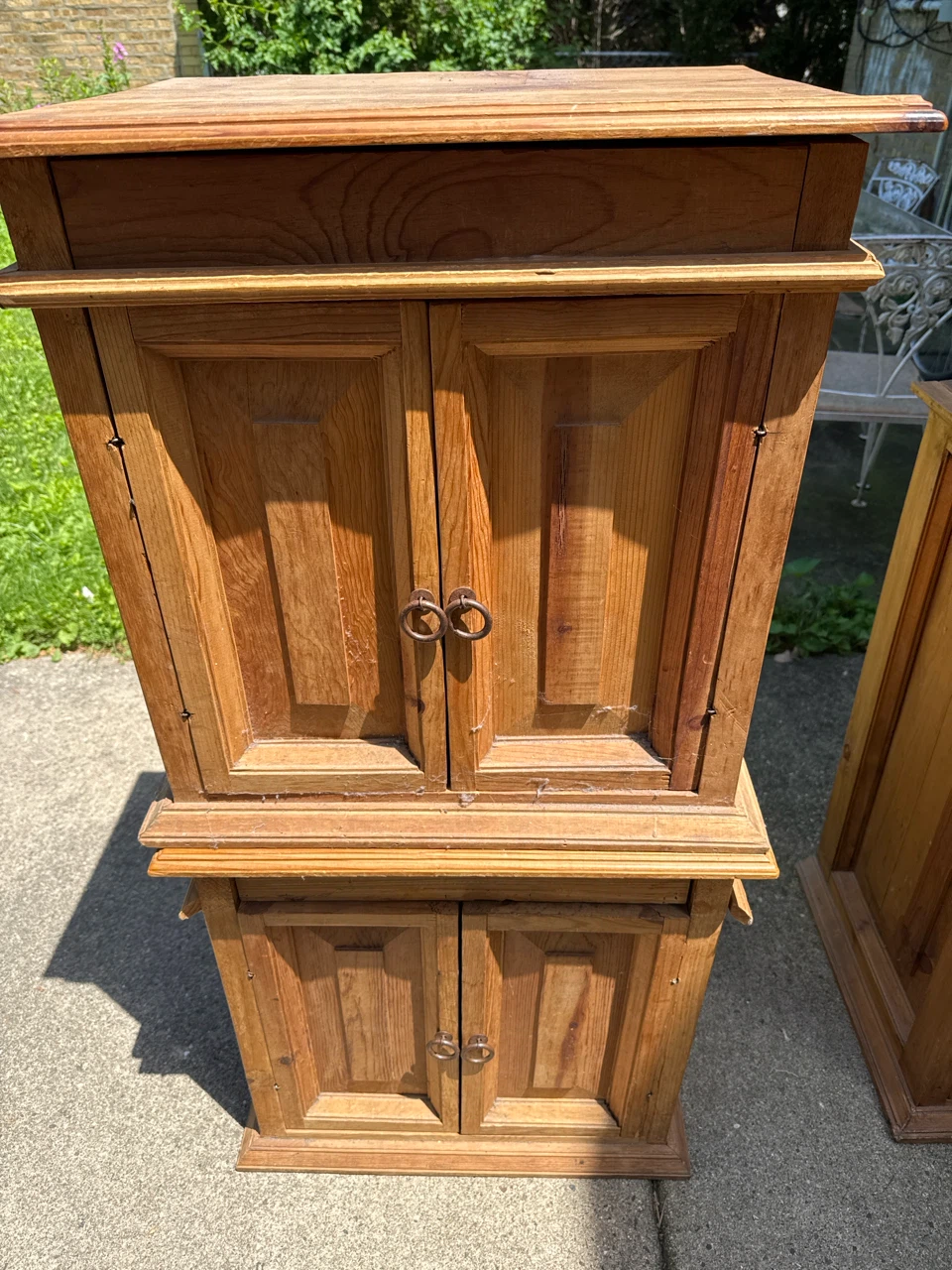 Wooden Bedroom Set - Headboard, Dresser, and Cabinet - photo 3
