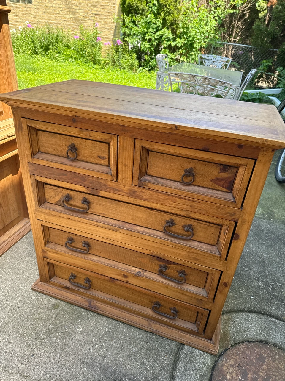 Wooden Bedroom Set - Headboard, Dresser, and Cabinet - photo 4