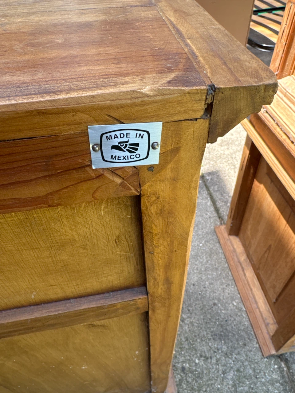 Wooden Bedroom Set - Headboard, Dresser, and Cabinet - photo 5