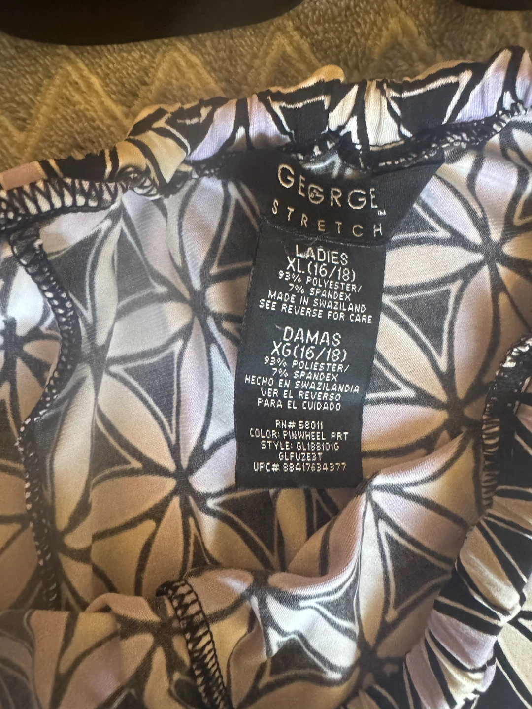 George Ladies XL (16/18) Geometric Print 2-Piece Outfit - photo 3