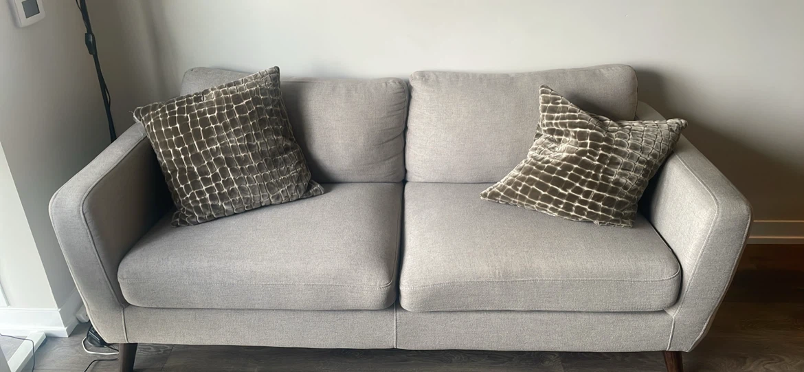 Structube 3 seater sofa - Light grey