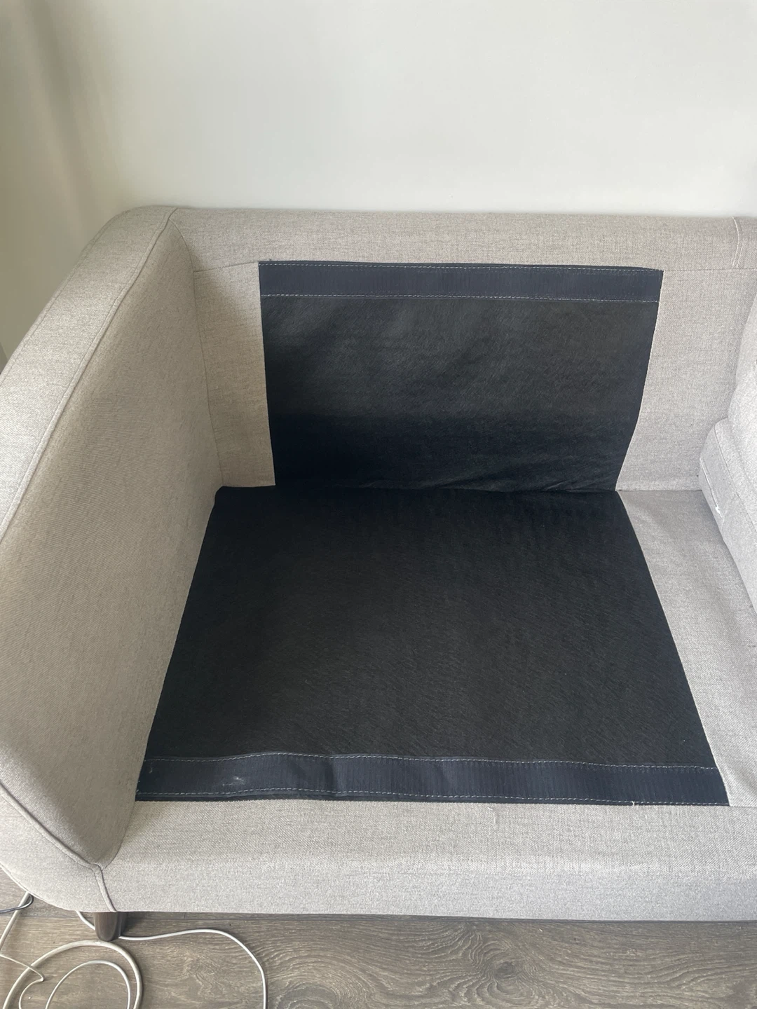 Structube 3 seater sofa - Light grey - photo 4