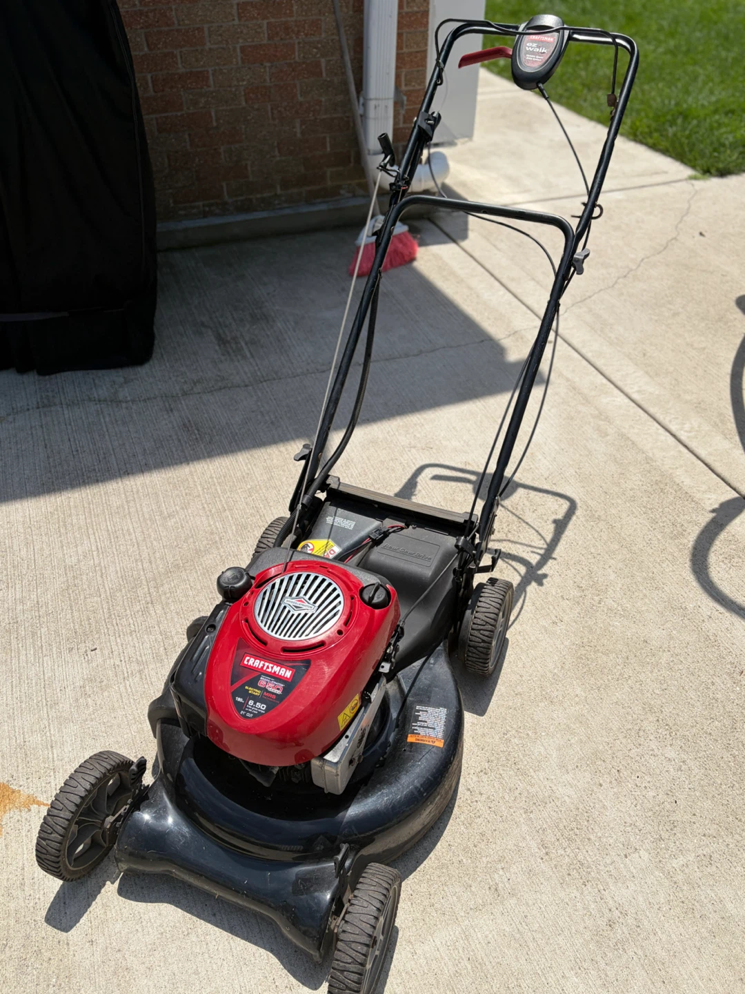 Craftsman 21-inch Gas Push Mower 6.50 ft-lb torque