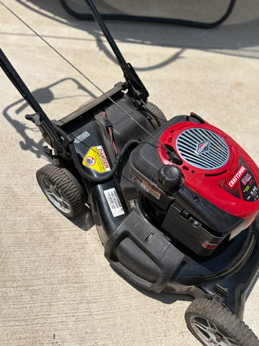 Craftsman 21-inch Gas Push Mower 6.50 ft-lb torque - photo 3