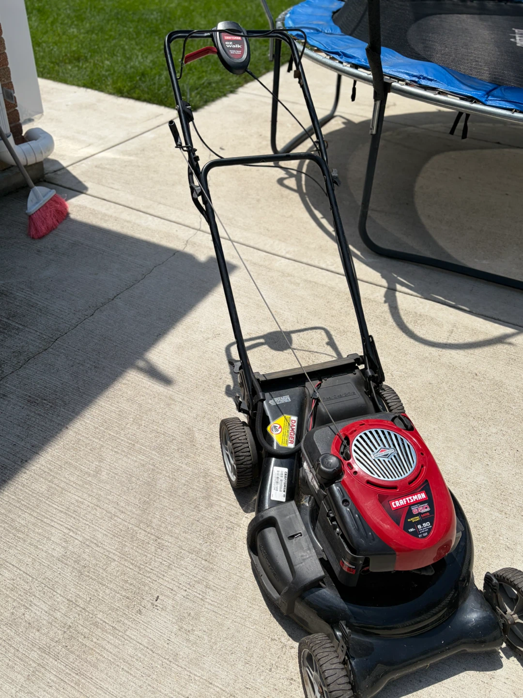 Craftsman 21-inch Gas Push Mower 6.50 ft-lb torque - photo 4