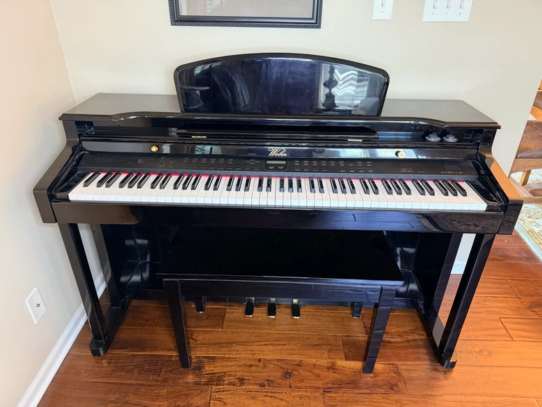Weber WD-85 Plus 88-key weighted digital piano and bench
