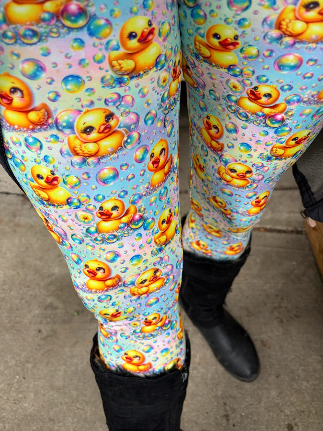 Rubber Ducky Pattern Leggings - photo 2