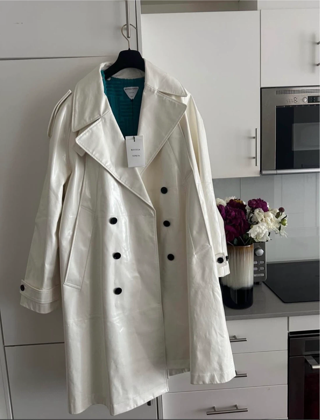 Bottega Veneta Runway Nappa Latex Trench