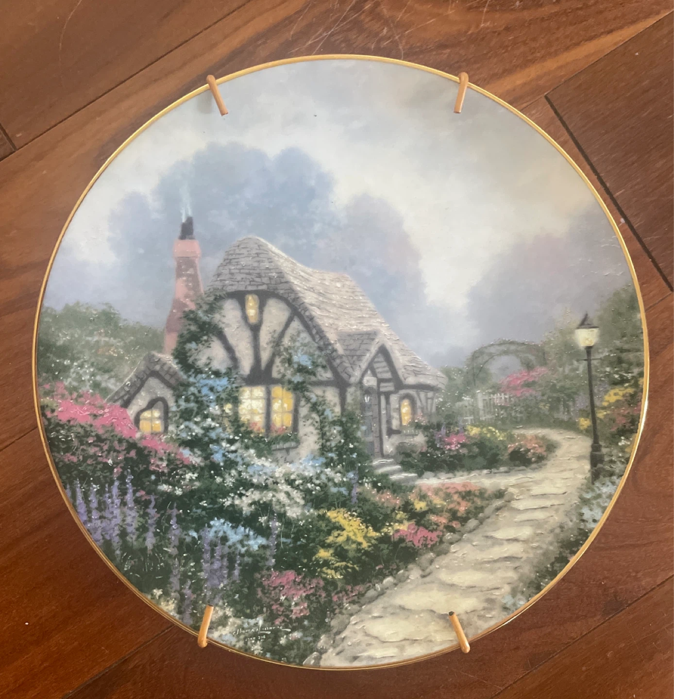 Thomas Kinkade "Chandler's Cottage" Collector Plate
