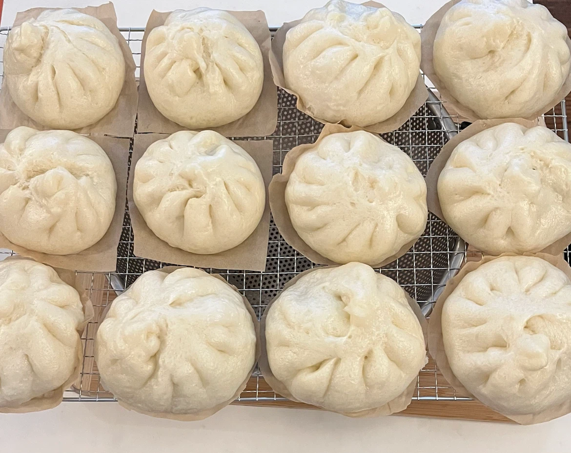 Homemade Assorted Bao Buns (Red Bean, Pork, Custard) 3 for $10