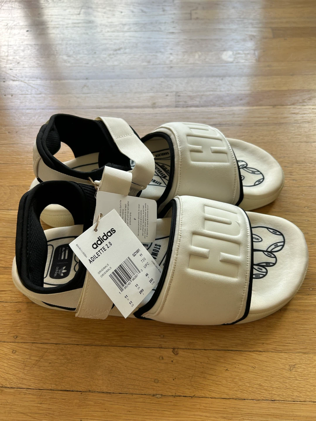 Adidas Adilette 2.0 Slides Size 11