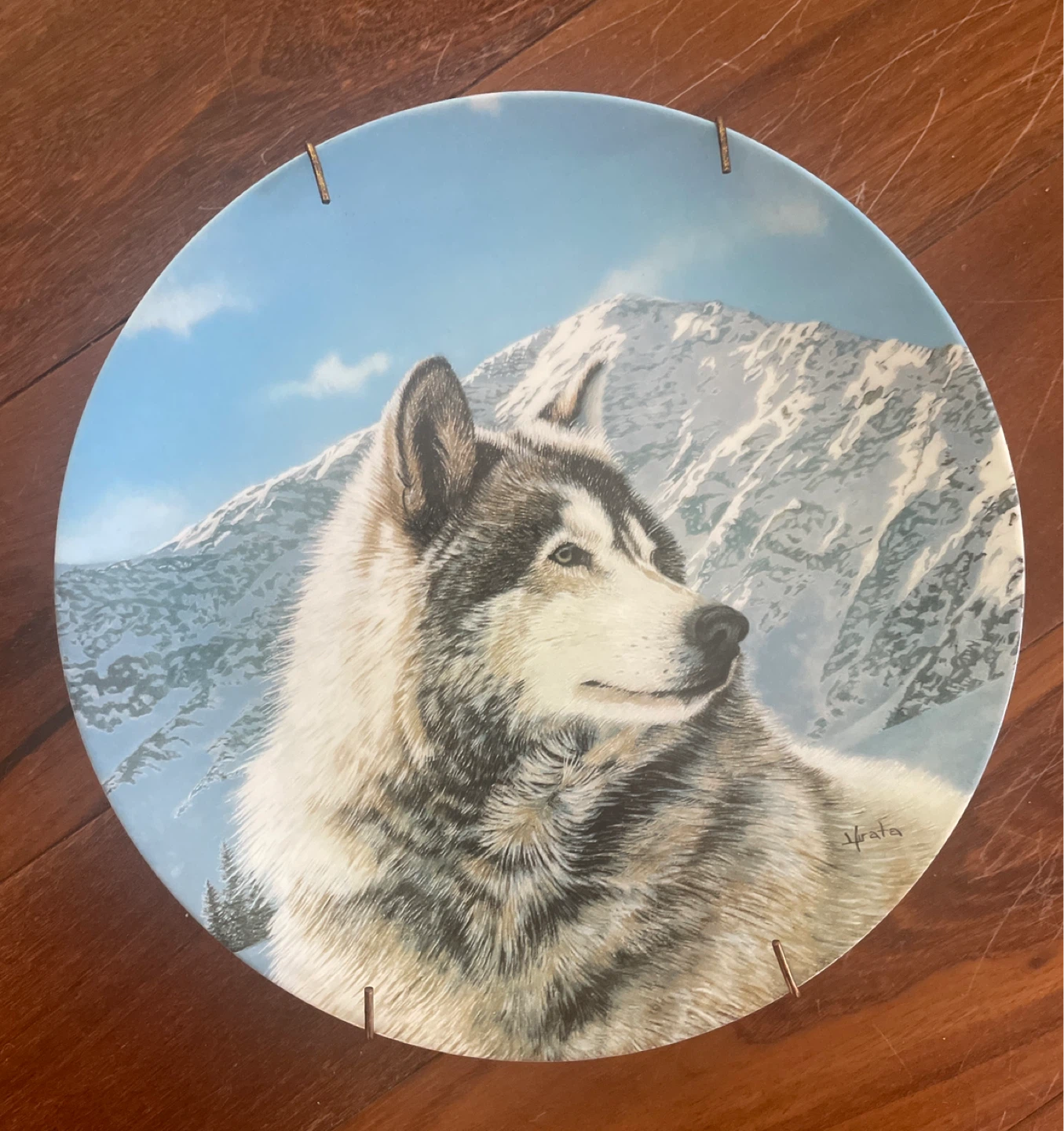 W.S. George "Solitary Watch" Plate by Thomas Hirata