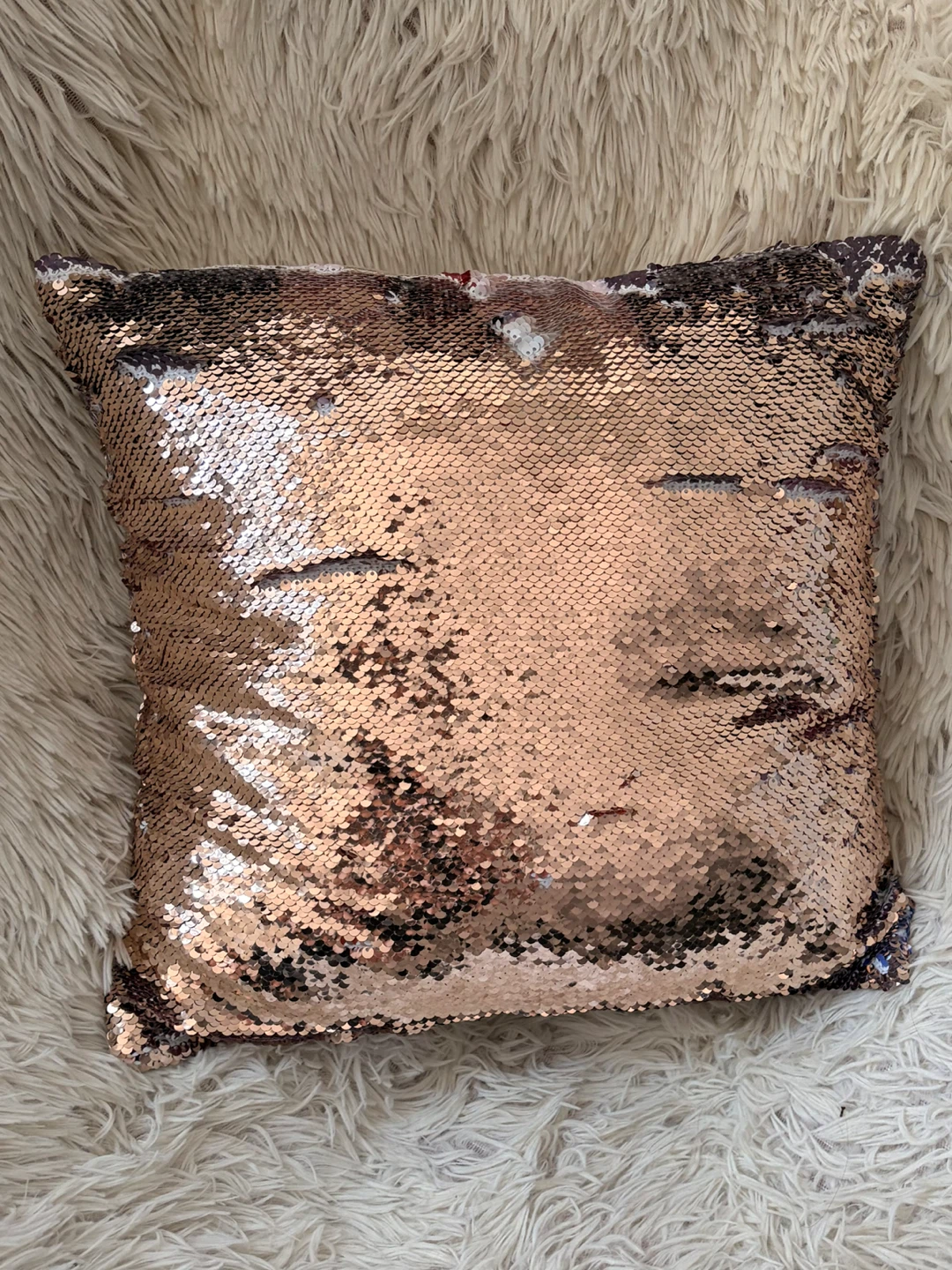 Nicolas Cage Sequin Pillow - photo 2