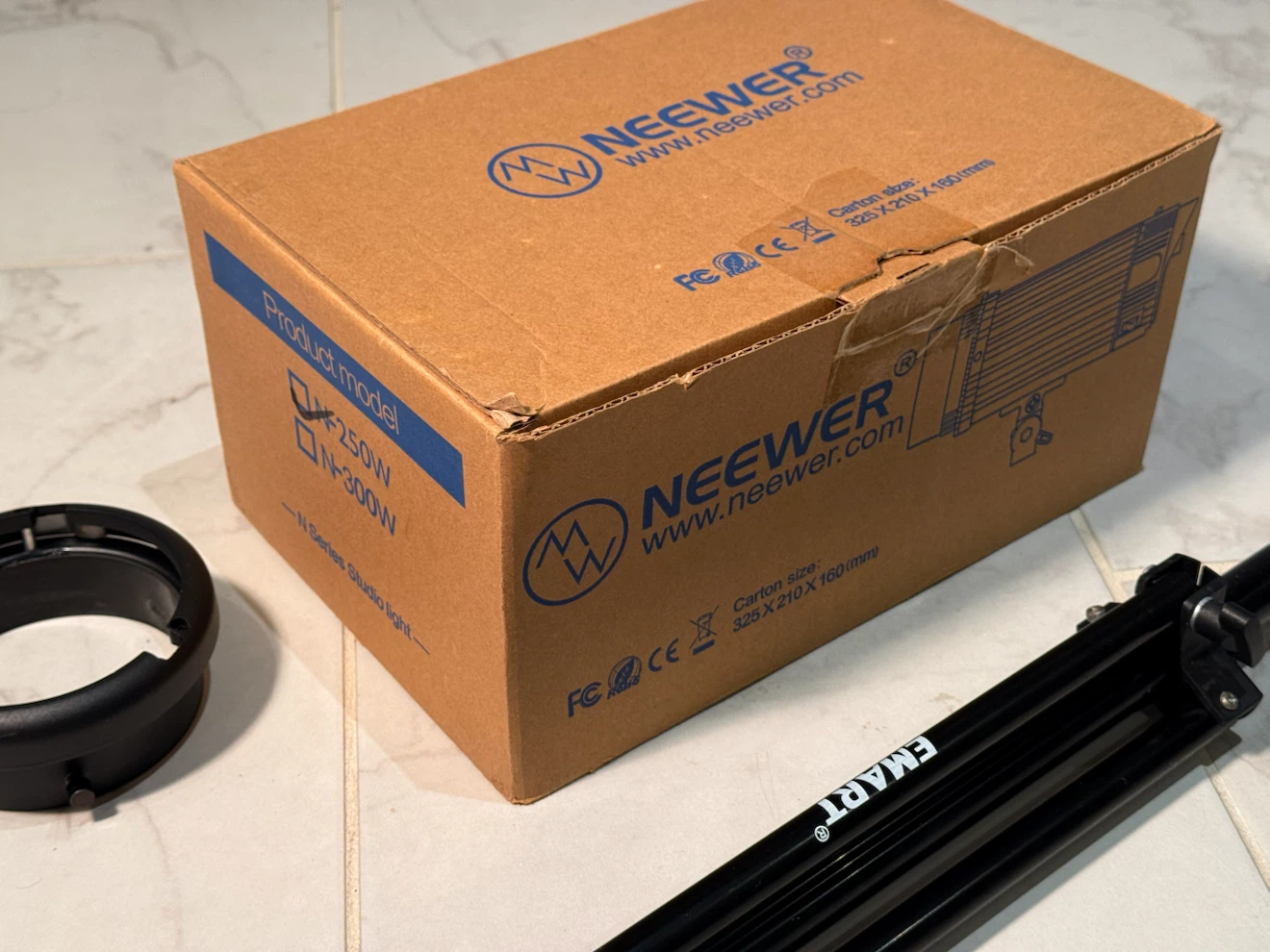 Neewer N-250W Studio Strobe Kit FREE Stand & Bowens Adapter - photo 4