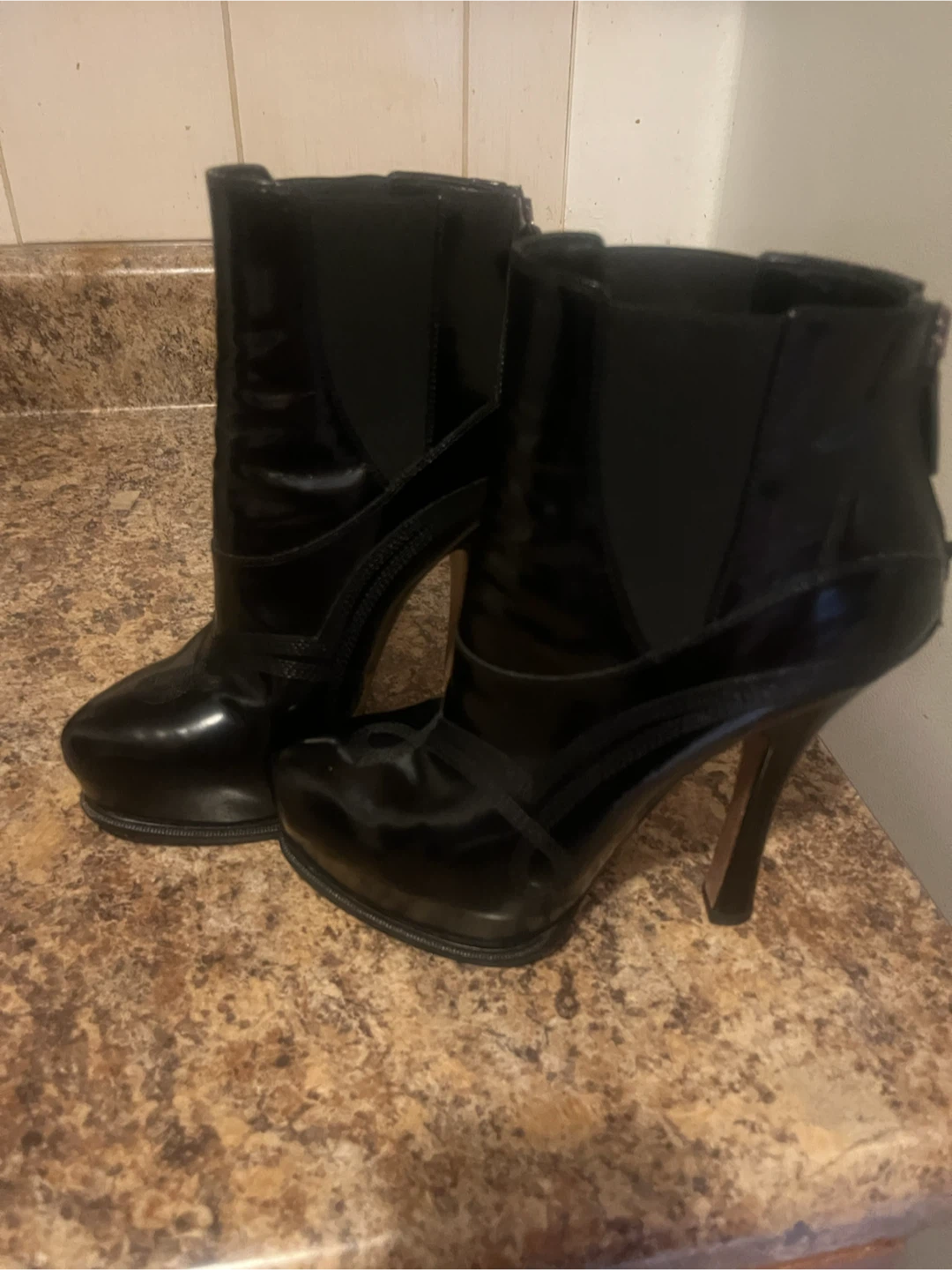 Prada Black Leather Ankle Boots - photo 2