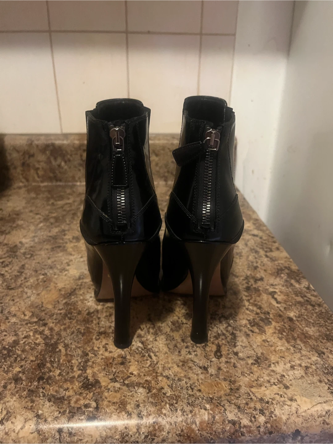 Prada Black Leather Ankle Boots - photo 3