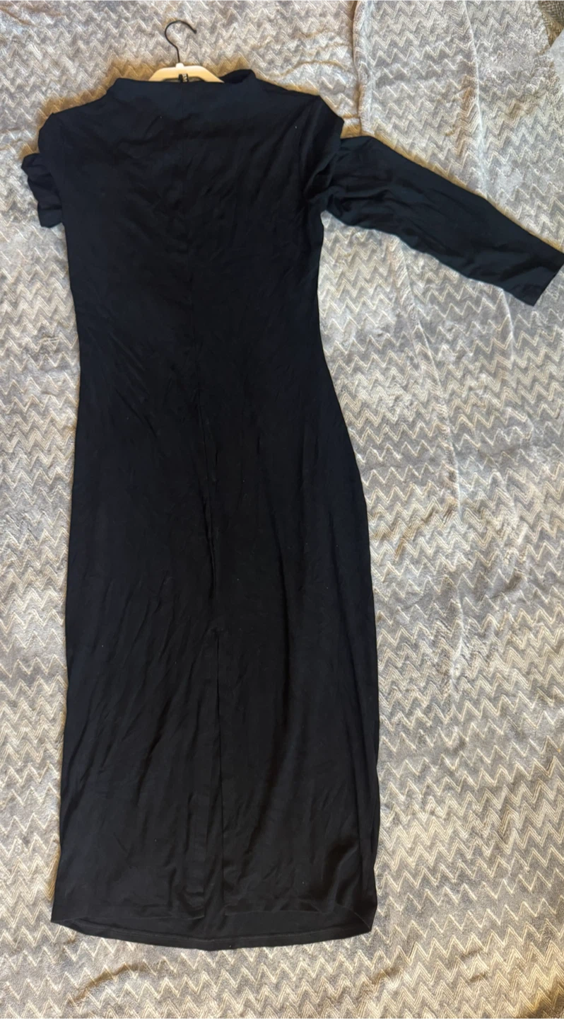 Black Long Sleeve Dress - XL - photo 4