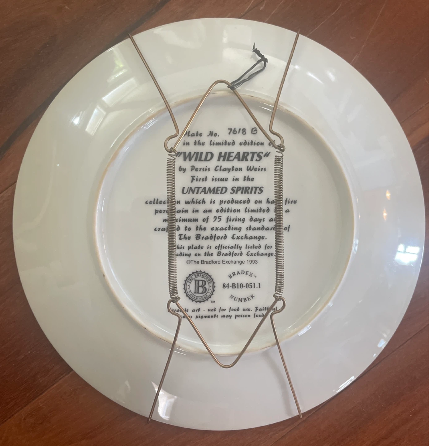 The Bradford Exchange Wild Hearts Plate - photo 2