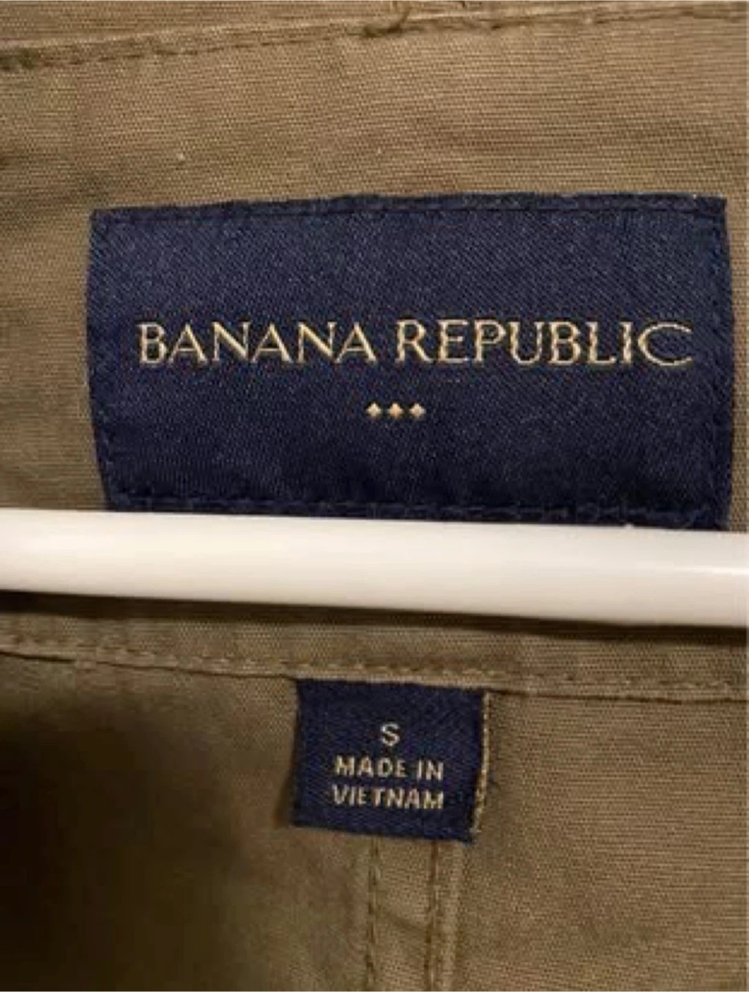 Banana Republic Men's Olive Green Utility Jacket - Size Small - photo 4