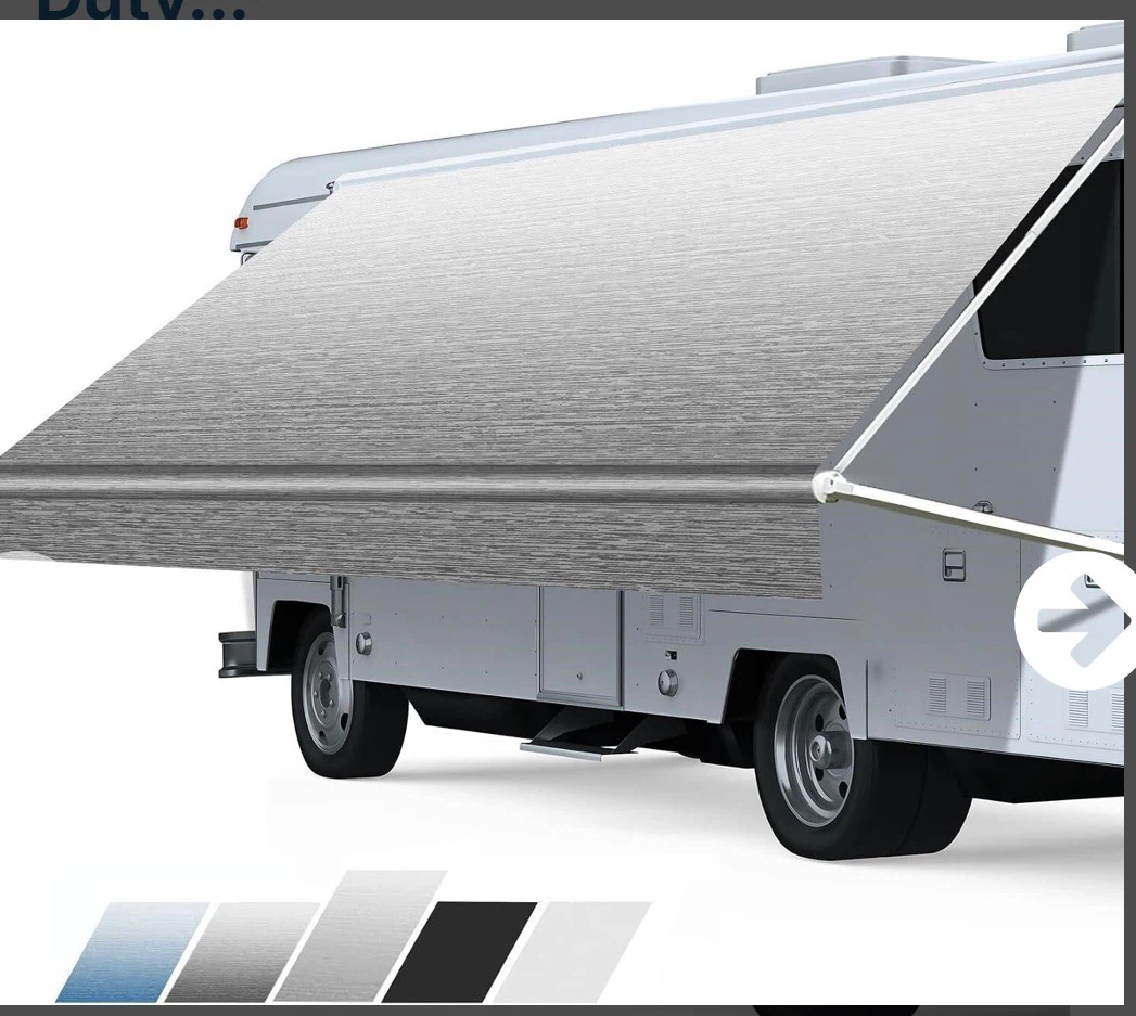 Premium Vinyl RV Awning Fabric Replacement